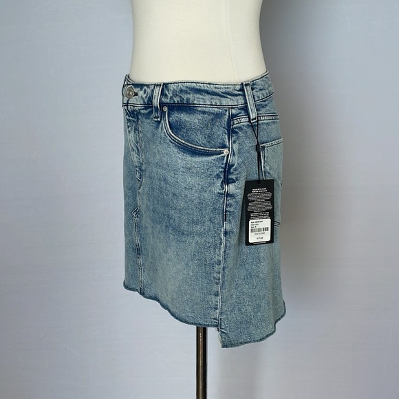 NWT Hudson Viper Stretchy Jean Skirt Size 28 Waist - Picture 8 of 13